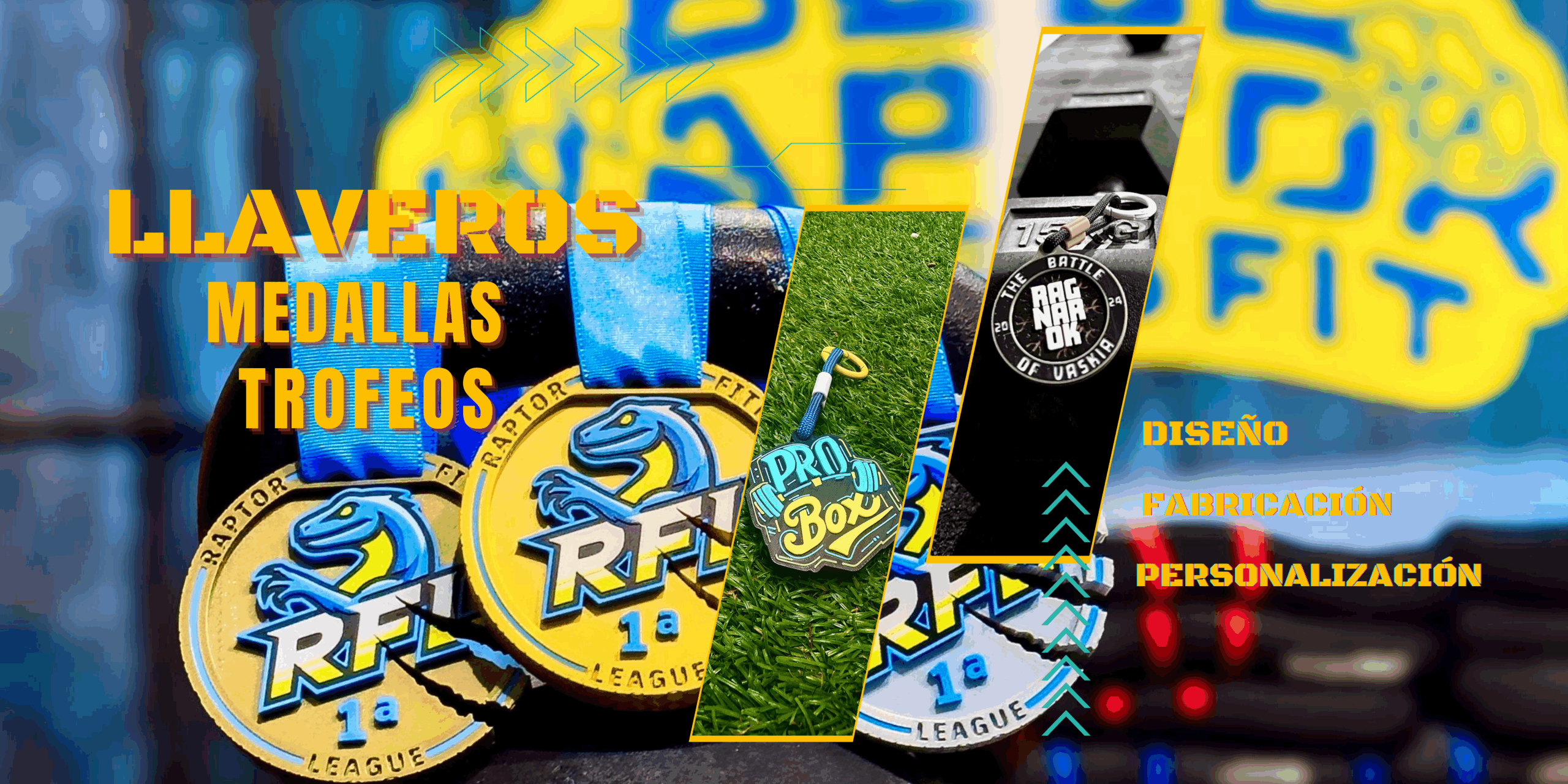 DISEÑO MEDALLAS PERSONALIZADAS
