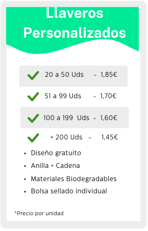 PRECIO LLAVEROS PERSONALIZADOS BARATOS PUBLICIDAD
